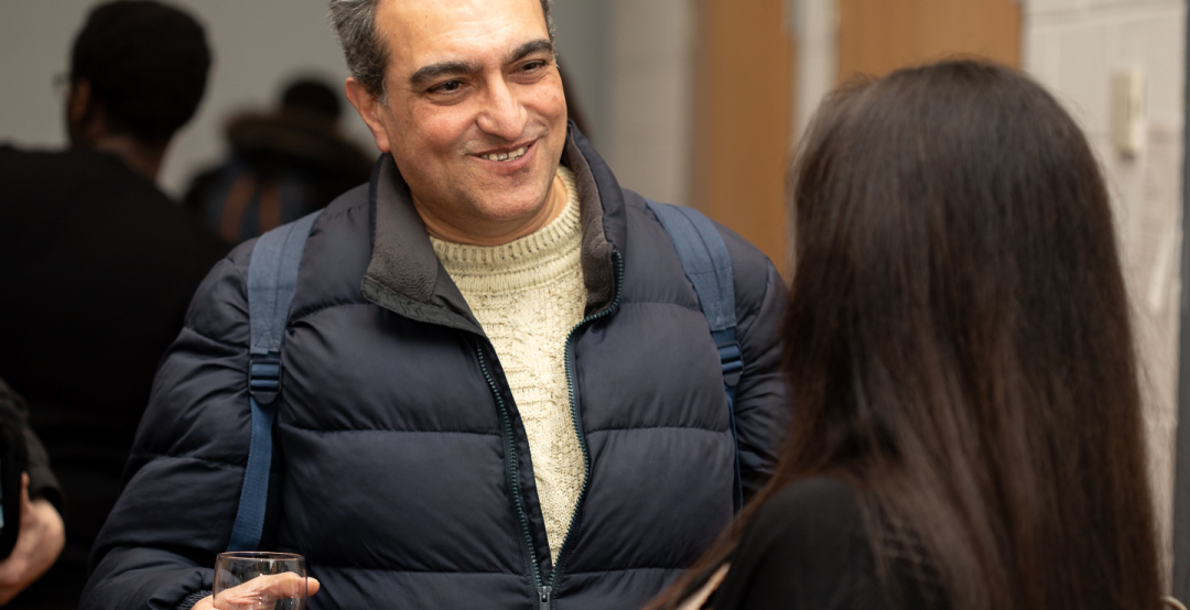 Mohammad Manshouri and back of Kelly Train Unit 1 VP